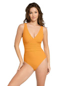 Maiô modelador com decote em V